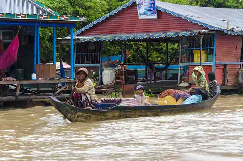 13 - Camboya - lago Tonle Sap y pueblo flotante de Chung Knearn